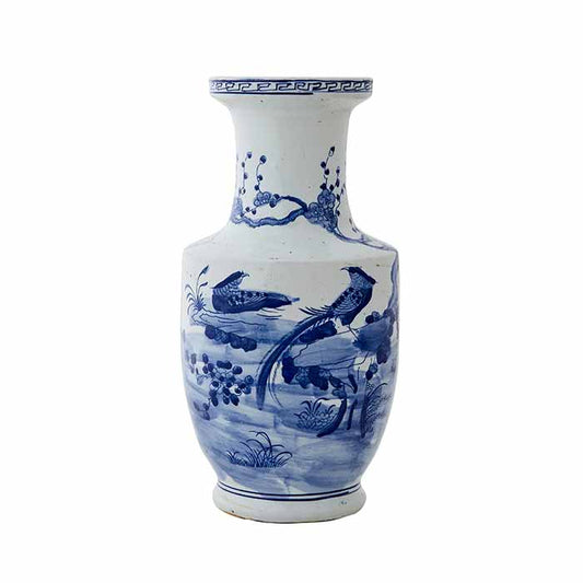 Blue & White Blossom Vase