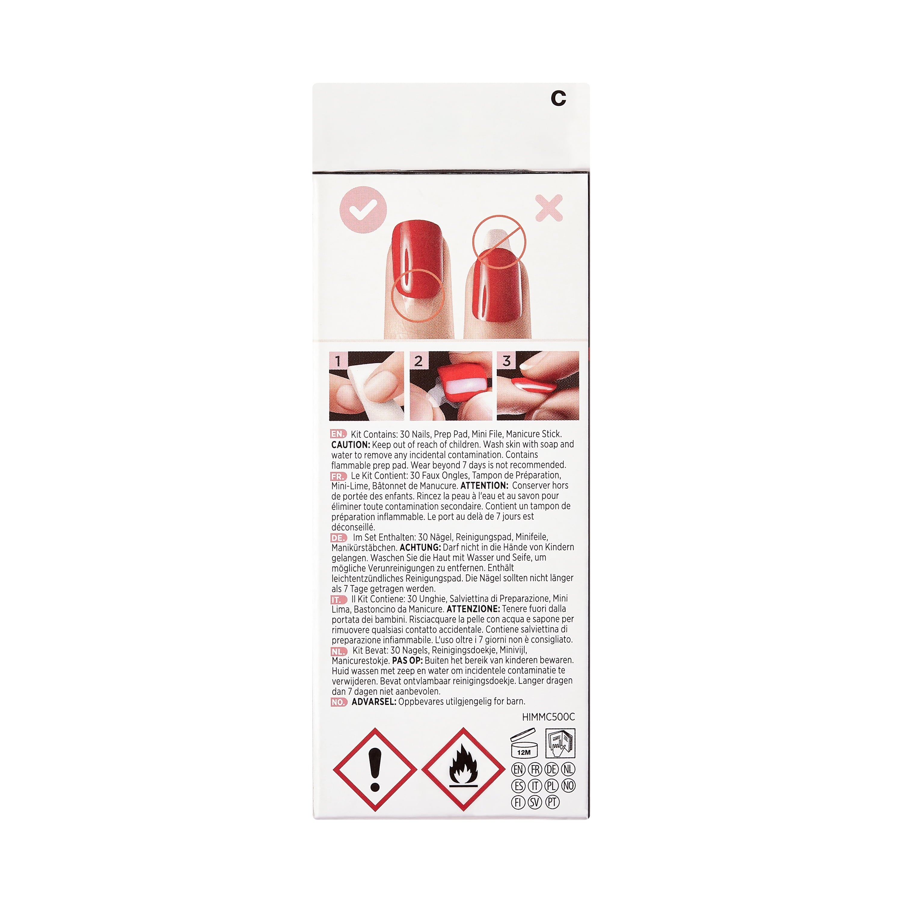 imPRESS Halloween Press-on Manicure, ‘Boo-yah’, 30 Count