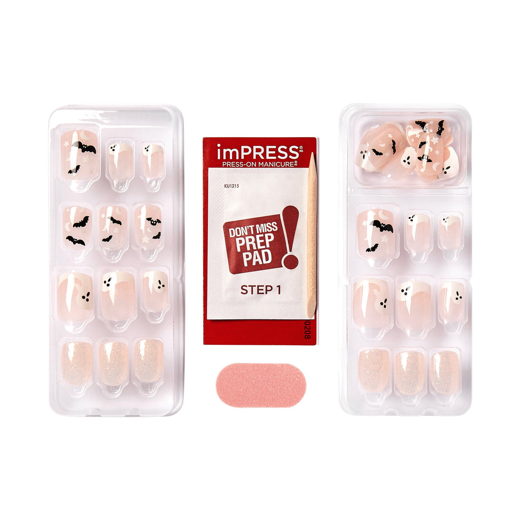 imPRESS Halloween Press-on Manicure, ‘Boo-yah’, 30 Count