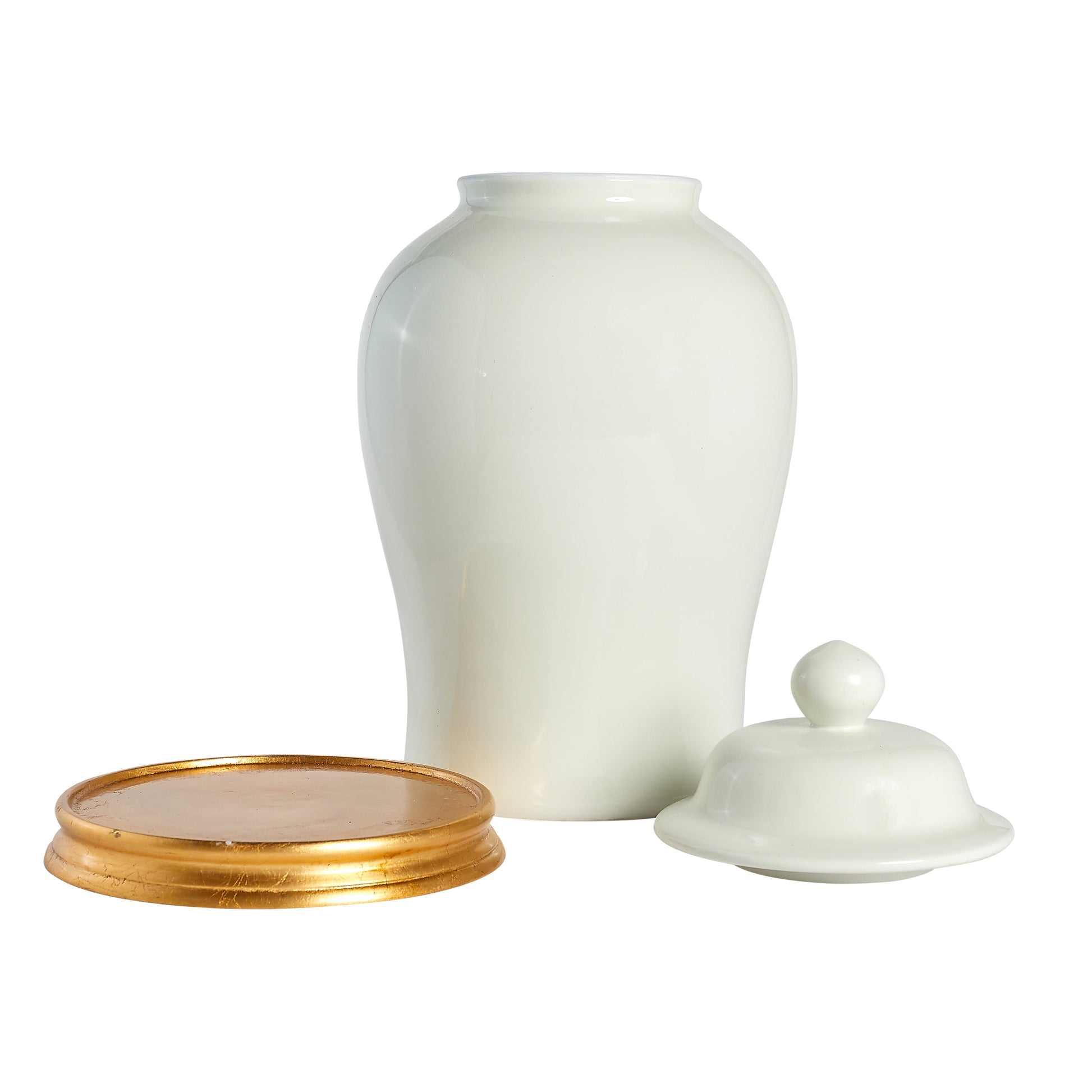 Pearl White Medium Empire Jar