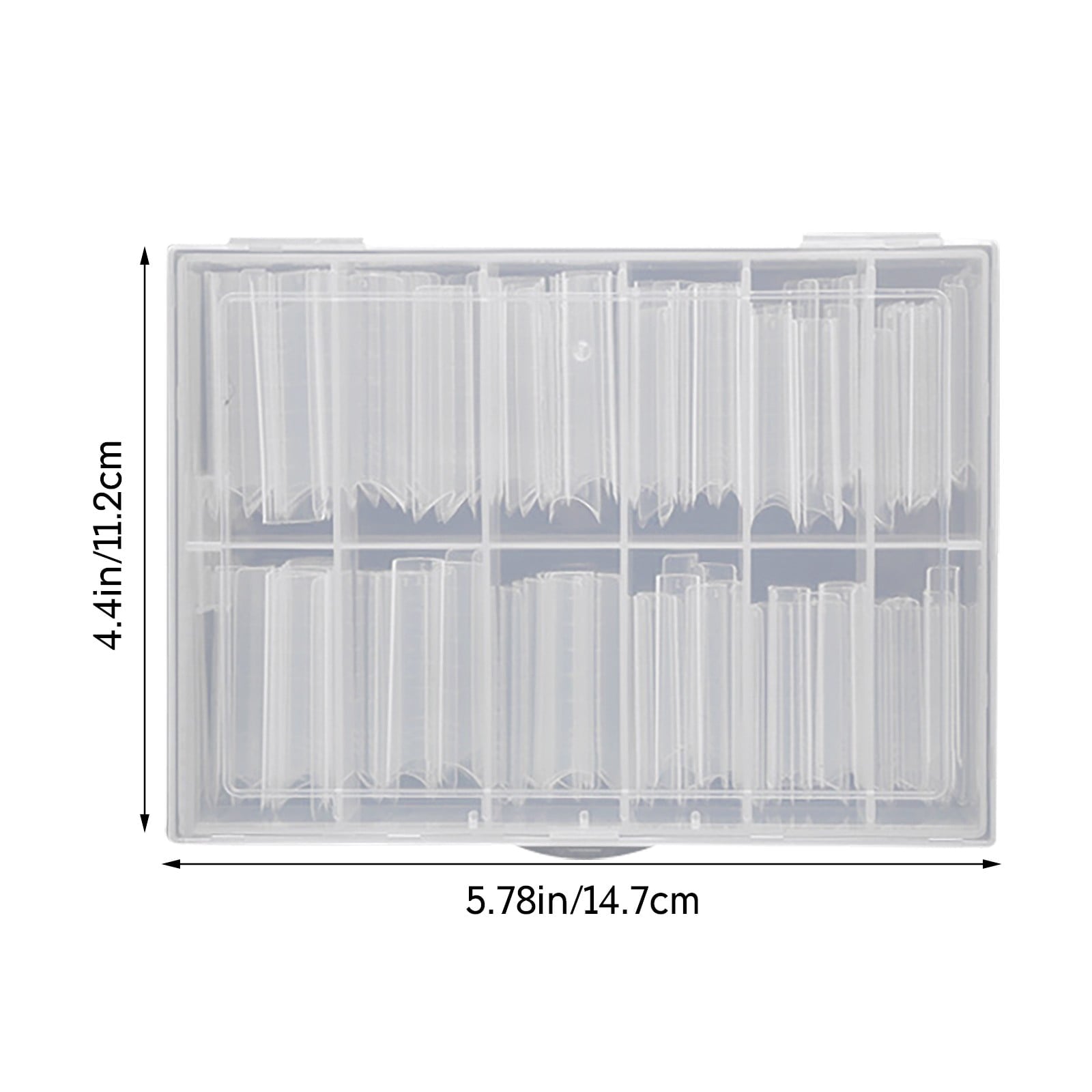 Extra Long Straight Tip C Nails Half Set for Stunning Manicure Expressions