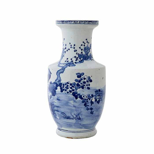 Blue & White Blossom Vase