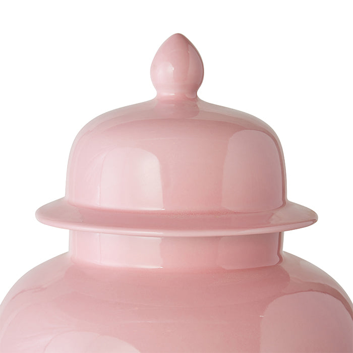 Large Blush Temple Jar