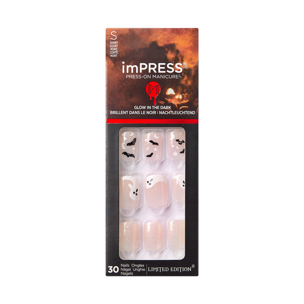 imPRESS Halloween Press-on Manicure, ‘Boo-yah’, 30 Count